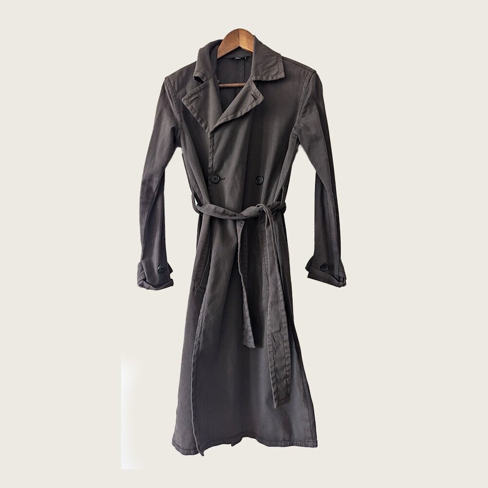 JAMES PERSE - Cotton belted trench coat - Sz 0